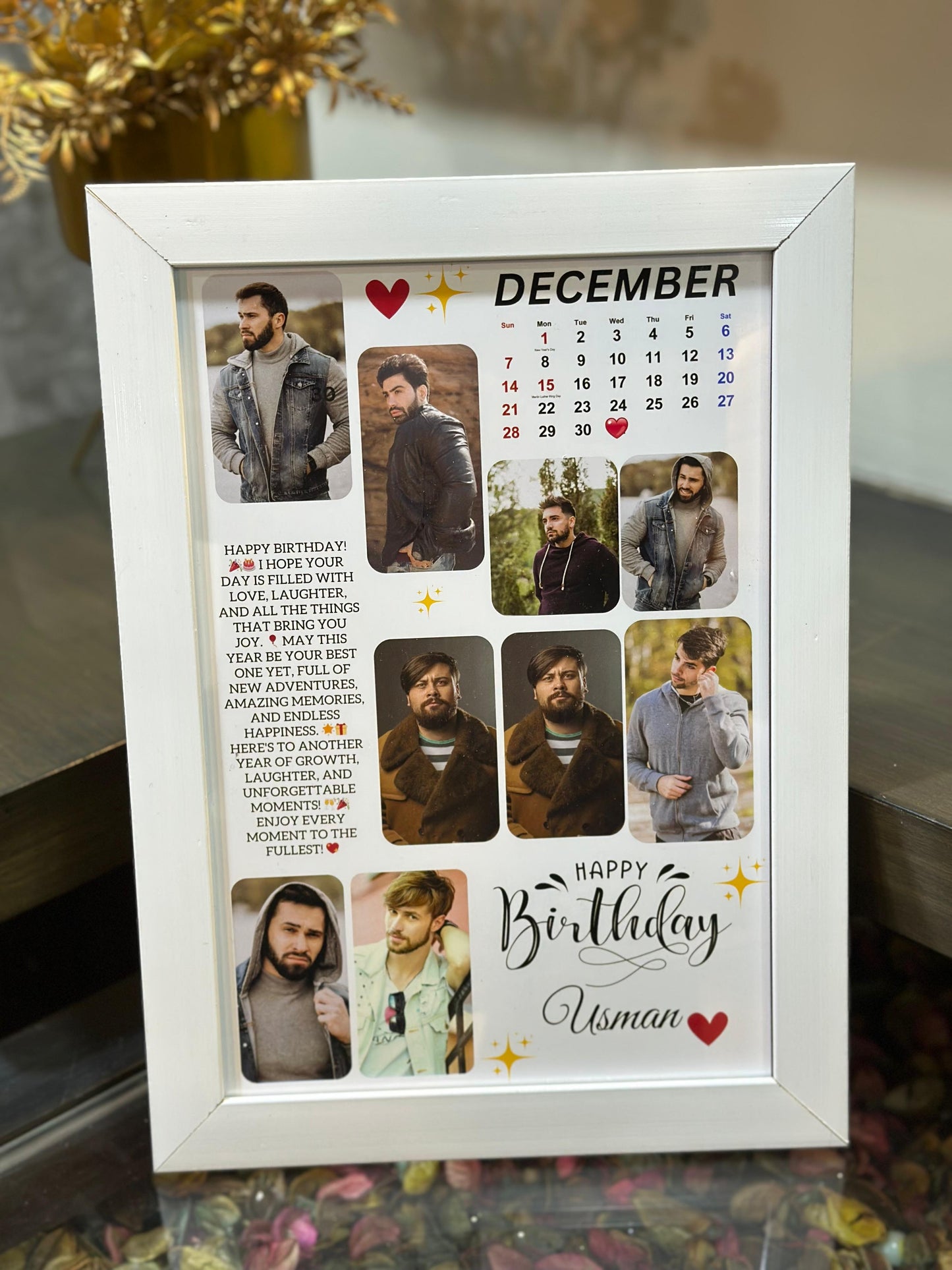 9 PICS BIRTHDAY PHOTO FRAME