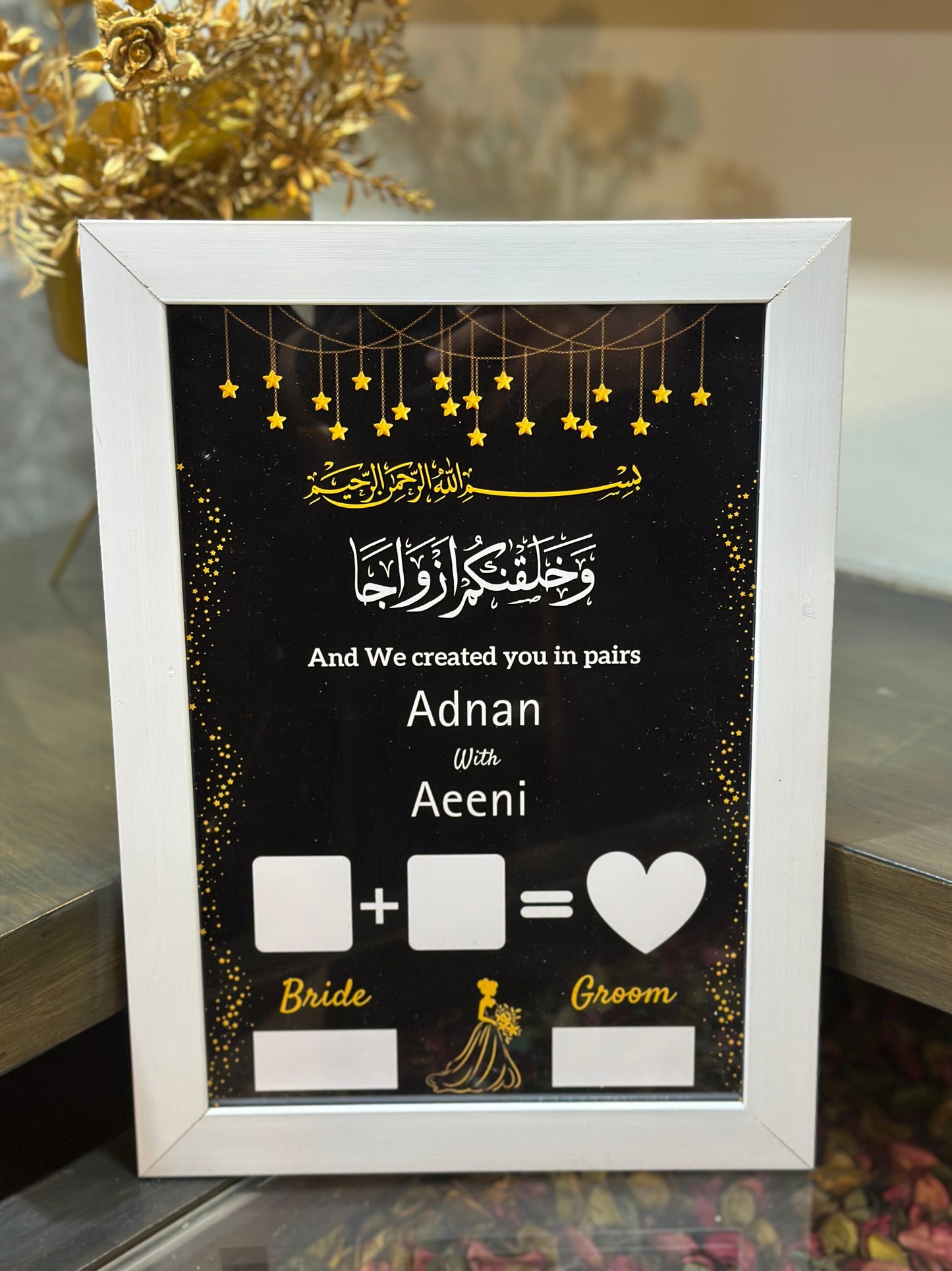 NIKKAH THUMB FRAME