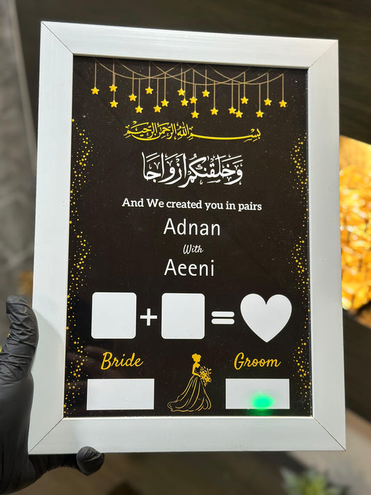 NIKKAH THUMB FRAME